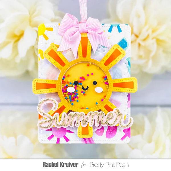 Pretty Pink Posh - Dies - Sun Shaker-ScrapbookPal