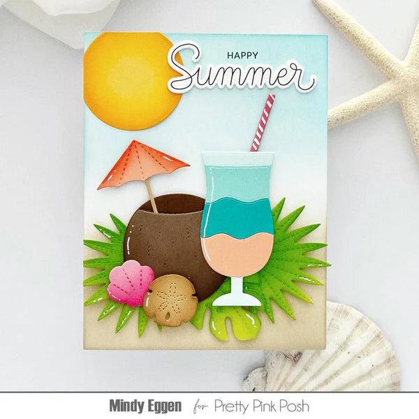 Pretty Pink Posh - Dies - Tropical Leaves-ScrapbookPal