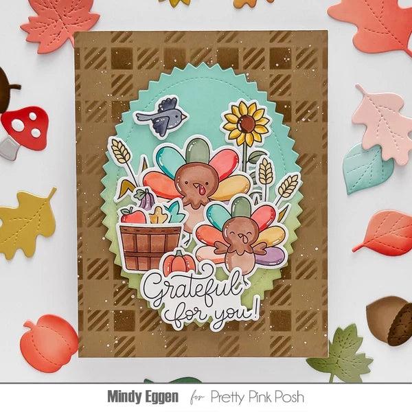 Pretty Pink Posh - Dies - Turkey Friends-ScrapbookPal