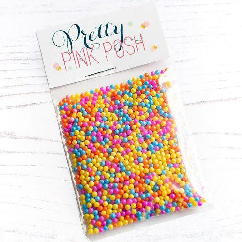 Pretty Pink Posh - Shaker Beads - Beach Party-ScrapbookPal