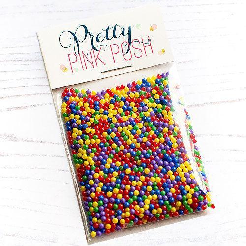 Pretty Pink Posh - Shaker Beads - Color Splash-ScrapbookPal