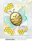Pretty Pink Posh - Stencils - Honeycomb-ScrapbookPal
