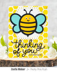 Pretty Pink Posh - Stencils - Honeycomb-ScrapbookPal