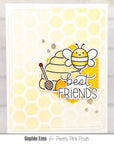 Pretty Pink Posh - Stencils - Honeycomb-ScrapbookPal