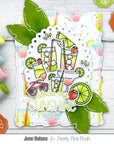 Pretty Pink Posh - Stencils - Layered Summer Drinks-ScrapbookPal