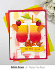 Pretty Pink Posh - Stencils - Layered Summer Drinks-ScrapbookPal