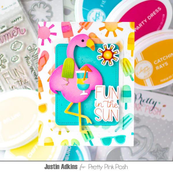 Pretty Pink Posh - Stencils - Layered Summer Fun-ScrapbookPal