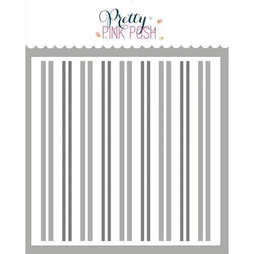 Pretty Pink Posh - Stencils - Windowpane Plaid-ScrapbookPal