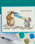 Spellbinders - House-Mouse Designs Everyday Collection - Cling Stamps - Party Time!
