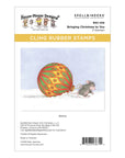 Spellbinders - House-Mouse Holiday Collection - Cling Stamp - Bringing Christmas to You