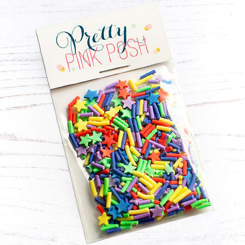 Pretty Pink Posh - Clay Confetti - Rainbow Remix