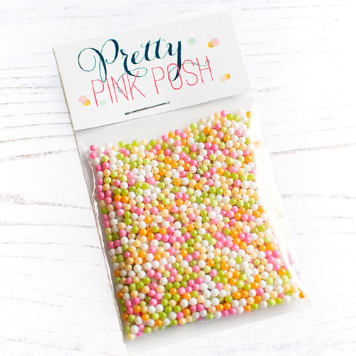 Pretty Pink Posh - Shaker Beads - Rainbow Sherbet