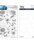 Ranger Ink - Simon Hurley - Clear Stamps & Dies - Beautiful Blooms-ScrapbookPal