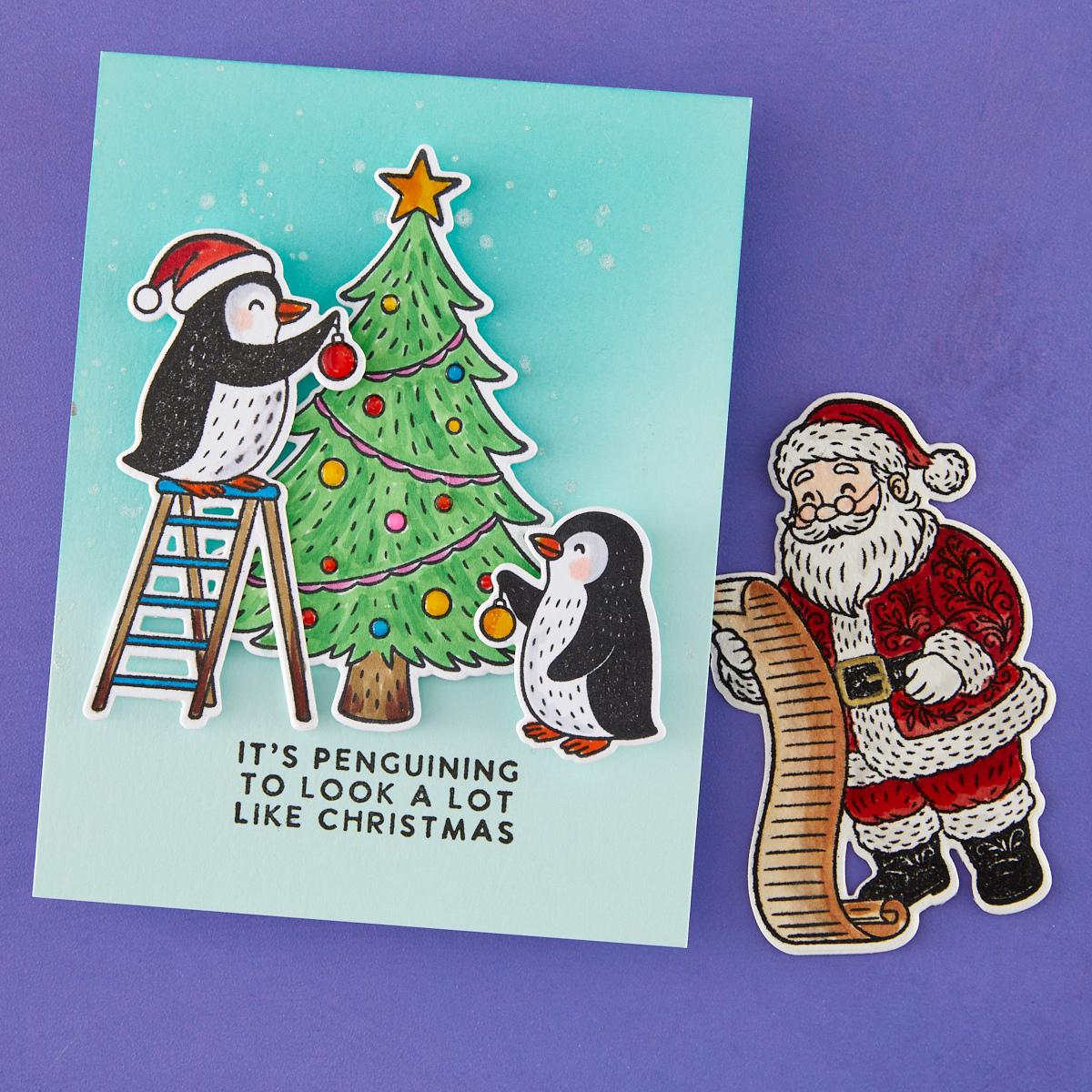 Ranger Ink - Simon Hurley - Clear Stamps &amp; Dies - Polar Friends-ScrapbookPal