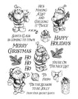 Ranger Ink - Simon Hurley - Clear Stamps & Dies - Sketched Santas-ScrapbookPal