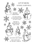 Ranger Ink - Simon Hurley - Clear Stamps & Dies - Sketched Snowman-ScrapbookPal