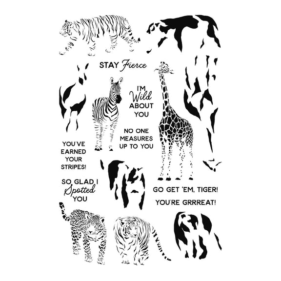 Ranger Ink - Simon Hurley - Clear Stamps - Wild About You-ScrapbookPal