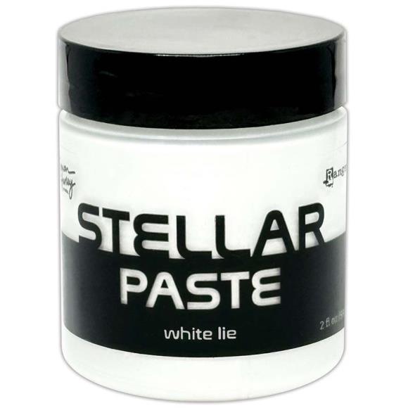 Ranger Ink - Simon Hurley - Stellar Paste - White Lie-ScrapbookPal