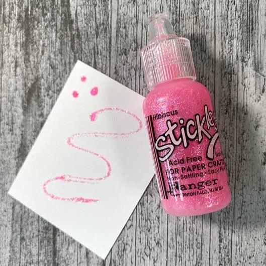 Ranger Ink - Stickles Glitter Glue - Hibiscus-ScrapbookPal