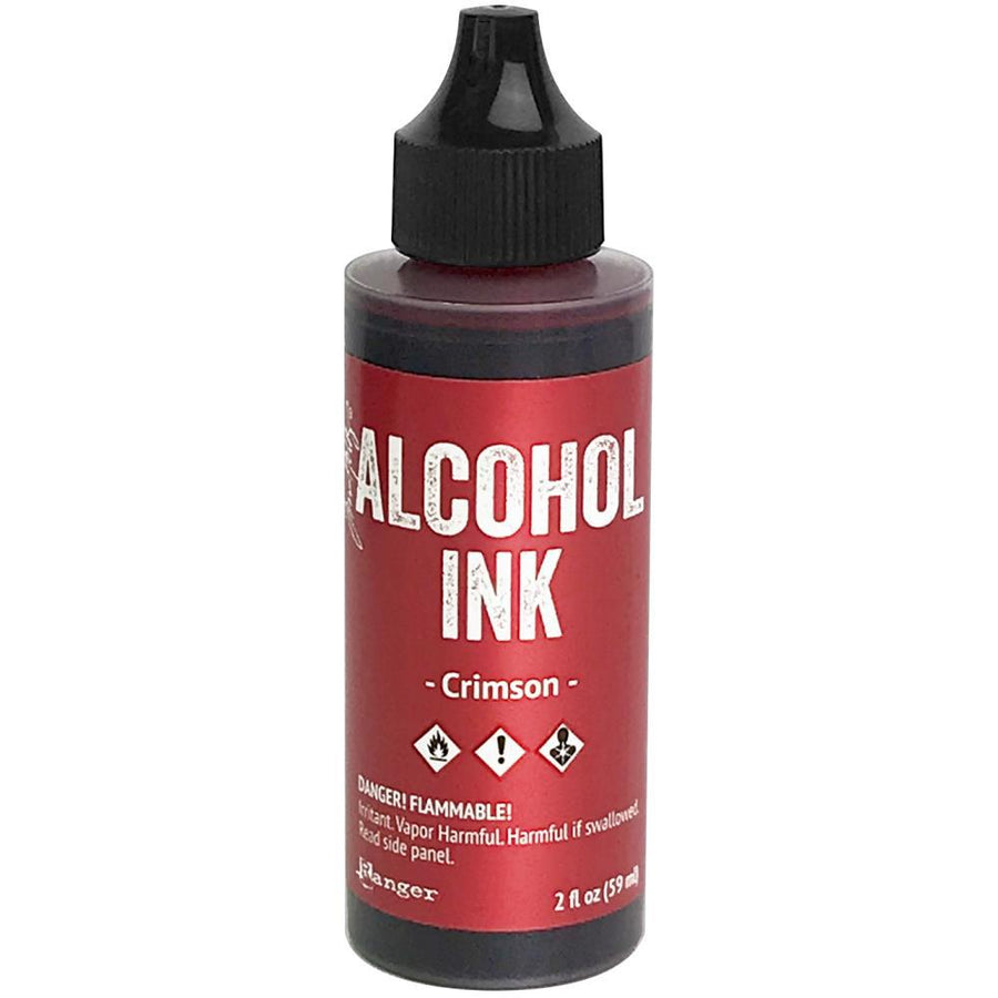 Ranger Ink - Tim Holtz - Alcohol Ink - Crimson - 2 oz-ScrapbookPal