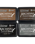 Ranger Ink - Tim Holtz - Distress Archival Ink Pad Stack - Basics-ScrapbookPal