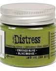 Ranger Ink - Tim Holtz - Distress Embossing Glaze - Crushed Olive-ScrapbookPal