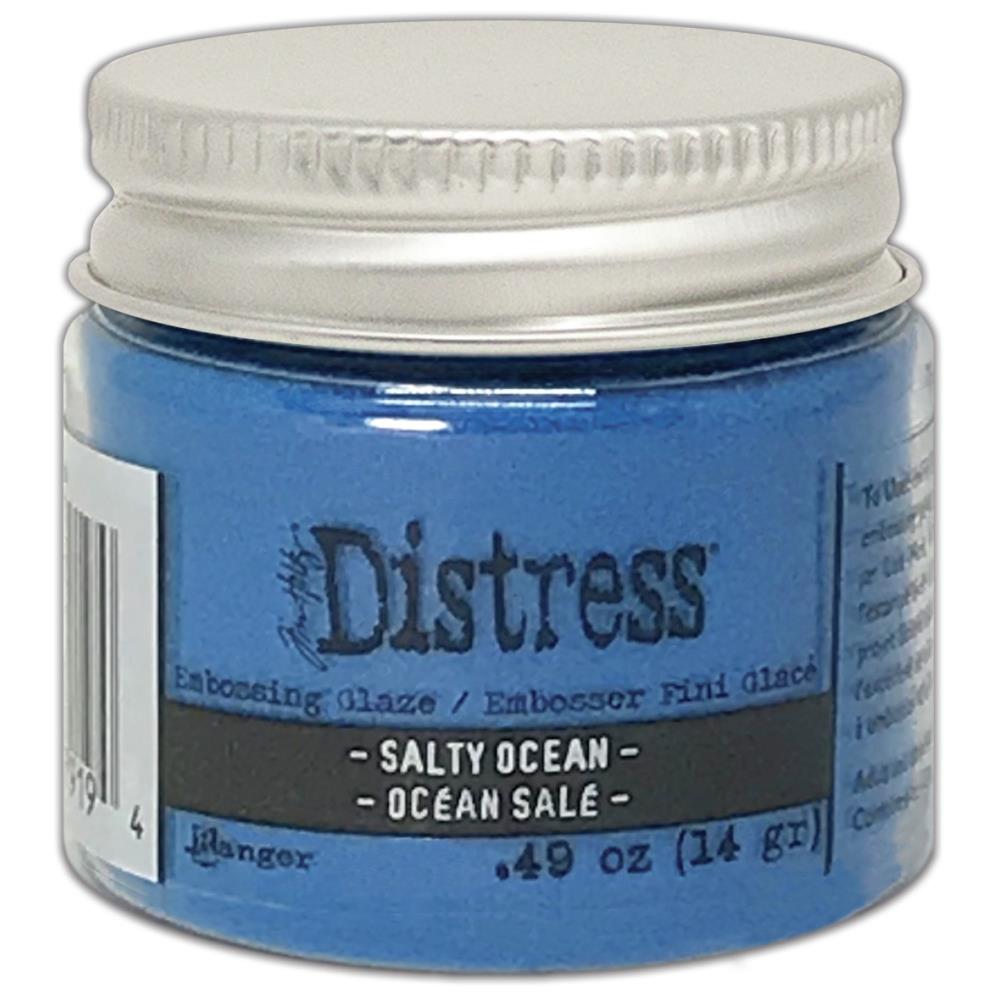 Ranger Ink - Tim Holtz - Distress Embossing Glaze - Salty Ocean-ScrapbookPal