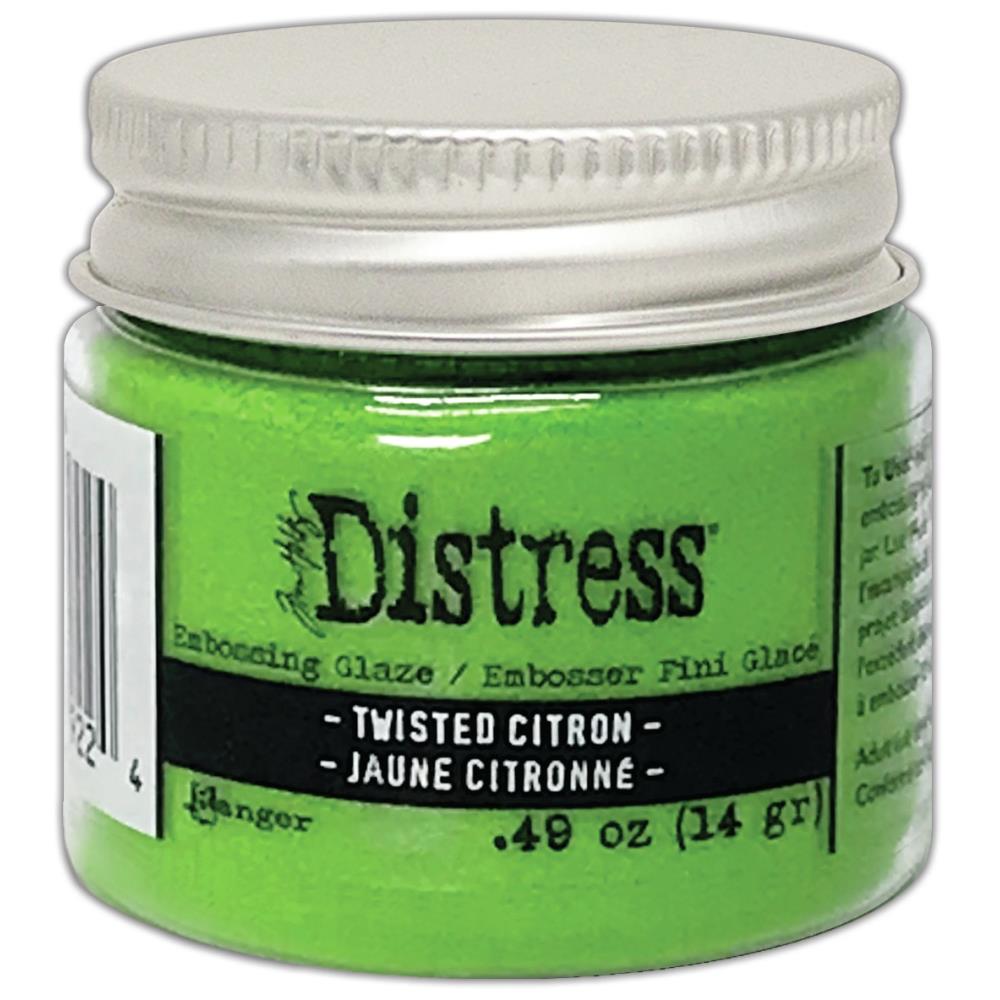 Ranger Ink - Tim Holtz - Distress Embossing Glaze - Twisted Citron-ScrapbookPal