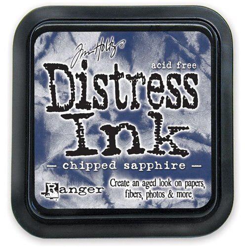 Ranger Ink - Tim Holtz - Distress Ink Pad - Chipped Sapphire-ScrapbookPal