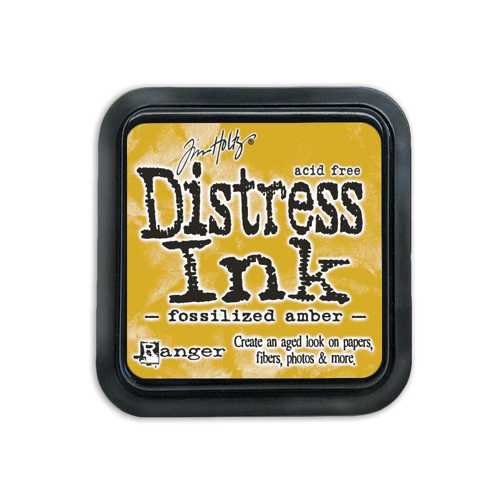 Ranger Ink - Tim Holtz - Distress Ink Pad - Fossilized Amber-ScrapbookPal