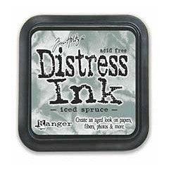 Ranger Ink - Tim Holtz - Distress Ink Pad - Iced Spruce-ScrapbookPal