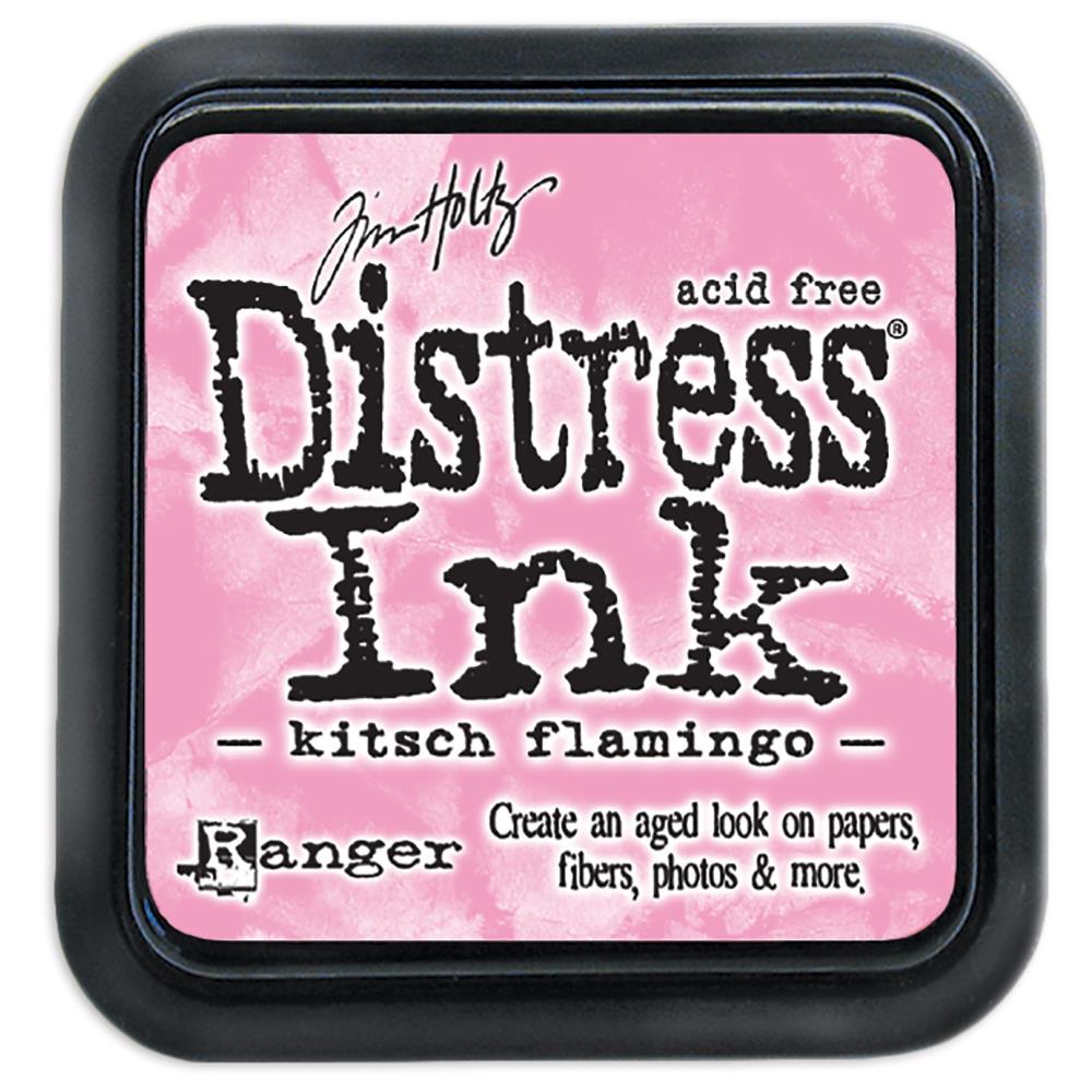 Ranger Ink - Tim Holtz - Distress Ink Pad - Kitsch Flamingo-ScrapbookPal