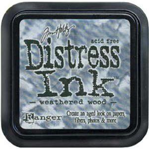 Ranger Ink - Tim Holtz - Distress Ink Pad - Weathered Wood-ScrapbookPal