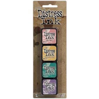 Ranger Ink - Tim Holtz - Distress Mini Ink Pads - Kit 4-ScrapbookPal