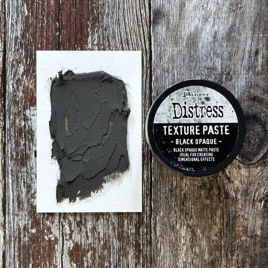 Ranger Ink - Tim Holtz - Distress Texture Paste - Black Opaque - 3 oz.-ScrapbookPal