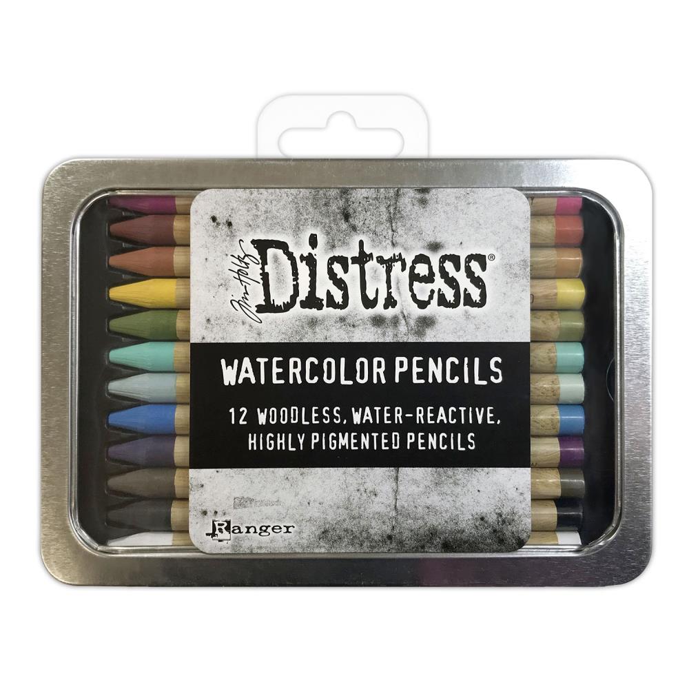 Ranger - Tim Holtz - Distress Watercolor Pencils - Set 1-ScrapbookPal