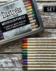 Ranger - Tim Holtz - Distress Watercolor Pencils - Set 4-ScrapbookPal