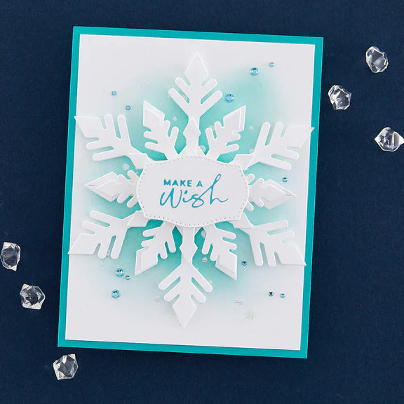 Spellbinders - Bibi's Snowflakes Collection - Dies - Pierced Mini Labels
