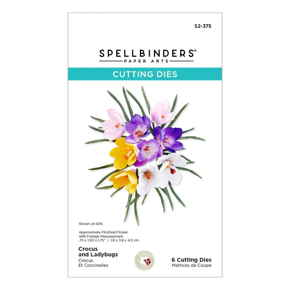 Spellbinders - Snow Garden Collection - Dies - Crocus and Ladybugs