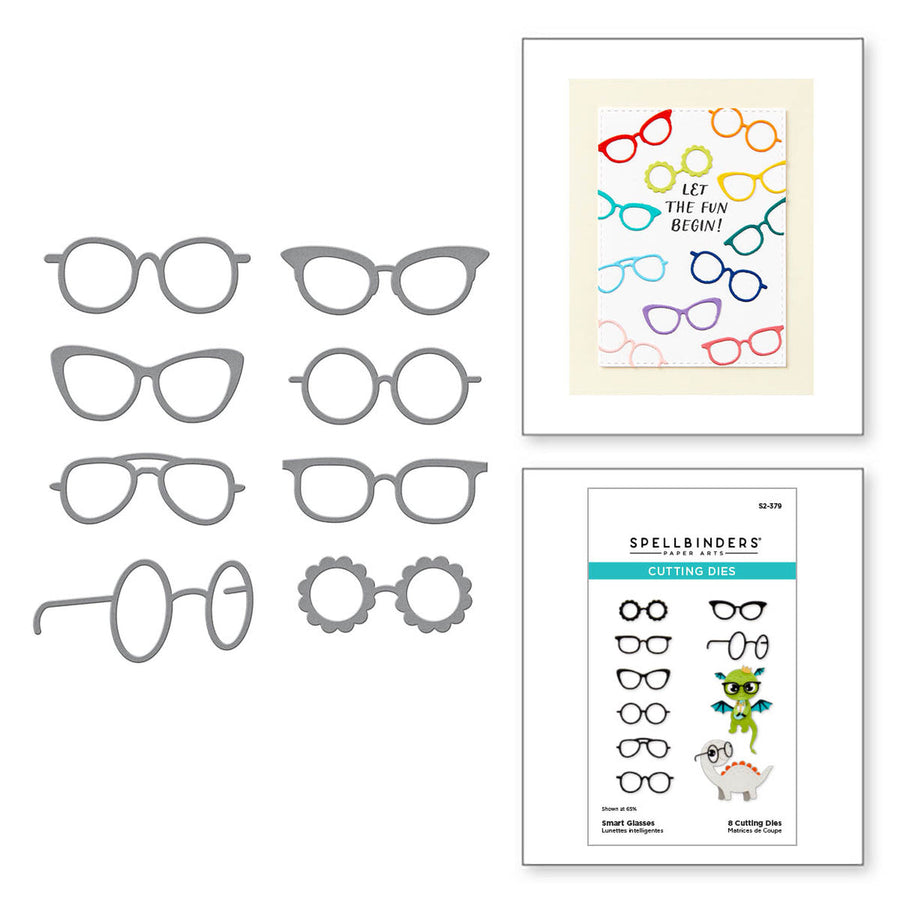 Spellbinders - Monster Birthday Collection - Dies - Smart Glasses