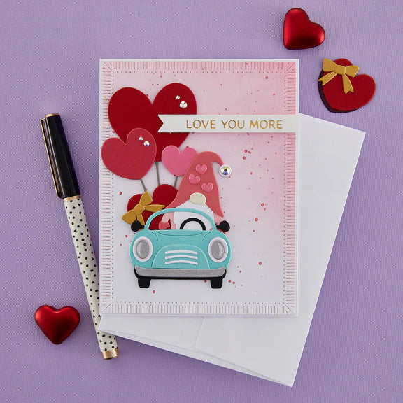 Spellbinders - Gnome Drive Collection - Dies - Gnome Drive Hearts for You