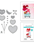 Spellbinders - Gnome Drive Collection - Dies - Gnome Drive Hearts for You
