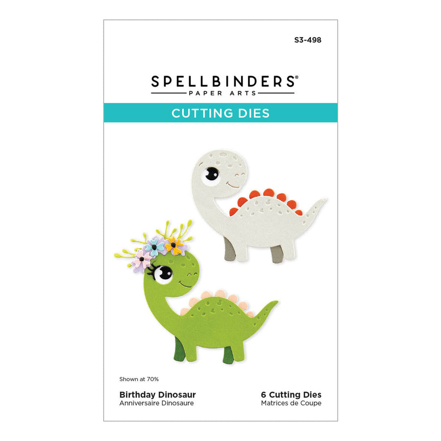 Spellbinders - Monster Birthday Collection - Dies - Birthday Dinosaur