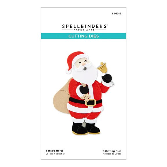 Spellbinders - Classic Christmas Collection - Dies - Santa's Here!
