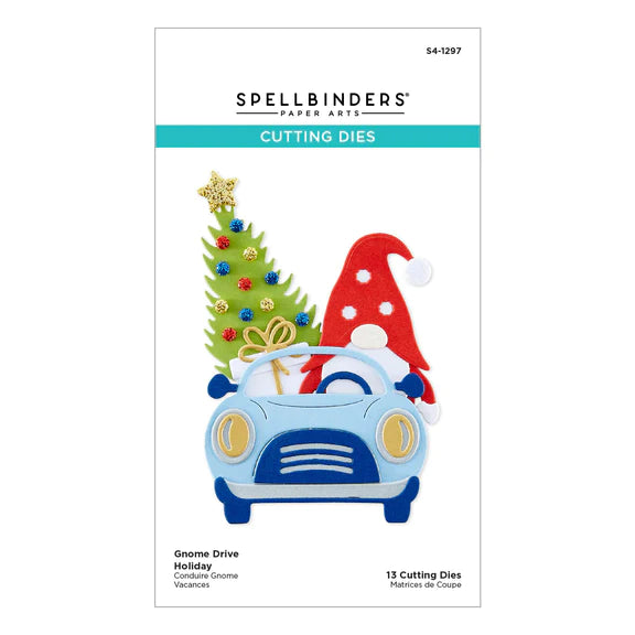 Spellbinders - Gnome Drive Collection - Dies - Gnome Drive Holiday