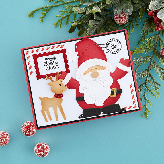 Stampendous - Holiday Hugs Collection - Dies - Santa Hugs
