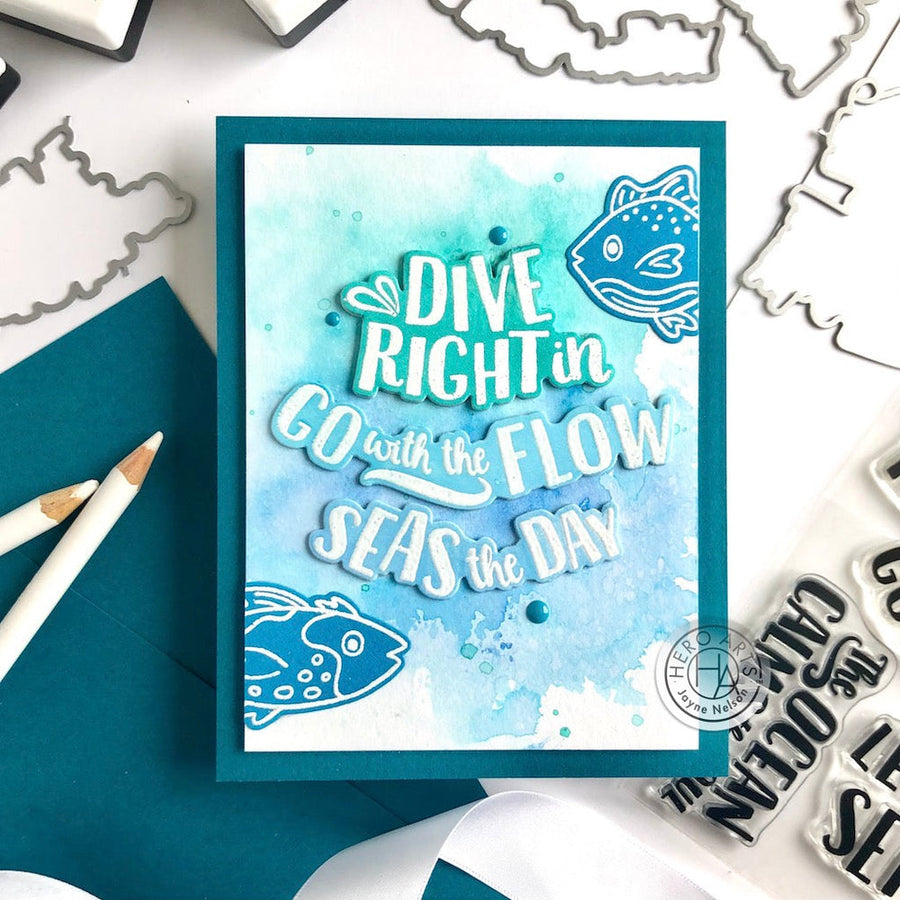 Hero Arts - Clear Stamps & Dies - Sea Quotes