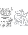 Hero Arts - Clear Stamps & Dies - Hello Fungi