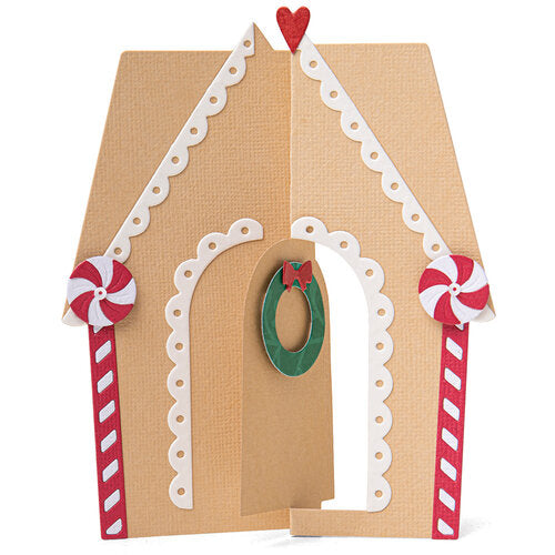 Sizzix - Thinlits Dies - Card, Gingerbread House