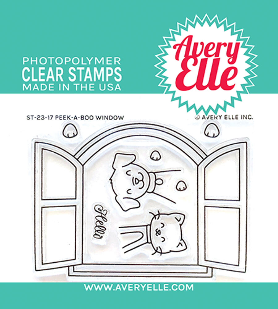 Avery Elle - Clear Stamps - Peek-A-Boo Window